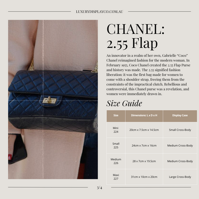 Chanel reissue size guide hotsell