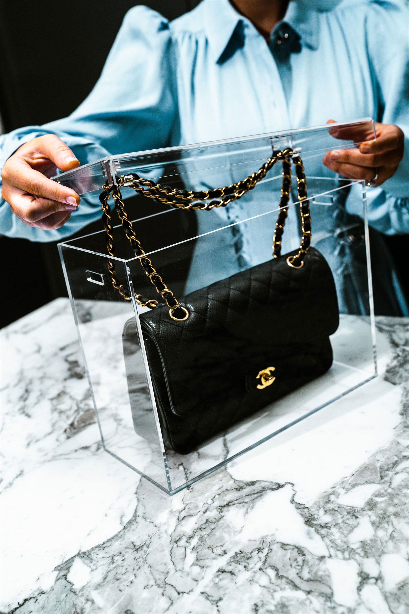 C Medium Display Case, Luxury Bag Display