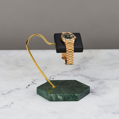 Green Marble Watch Stand - Single