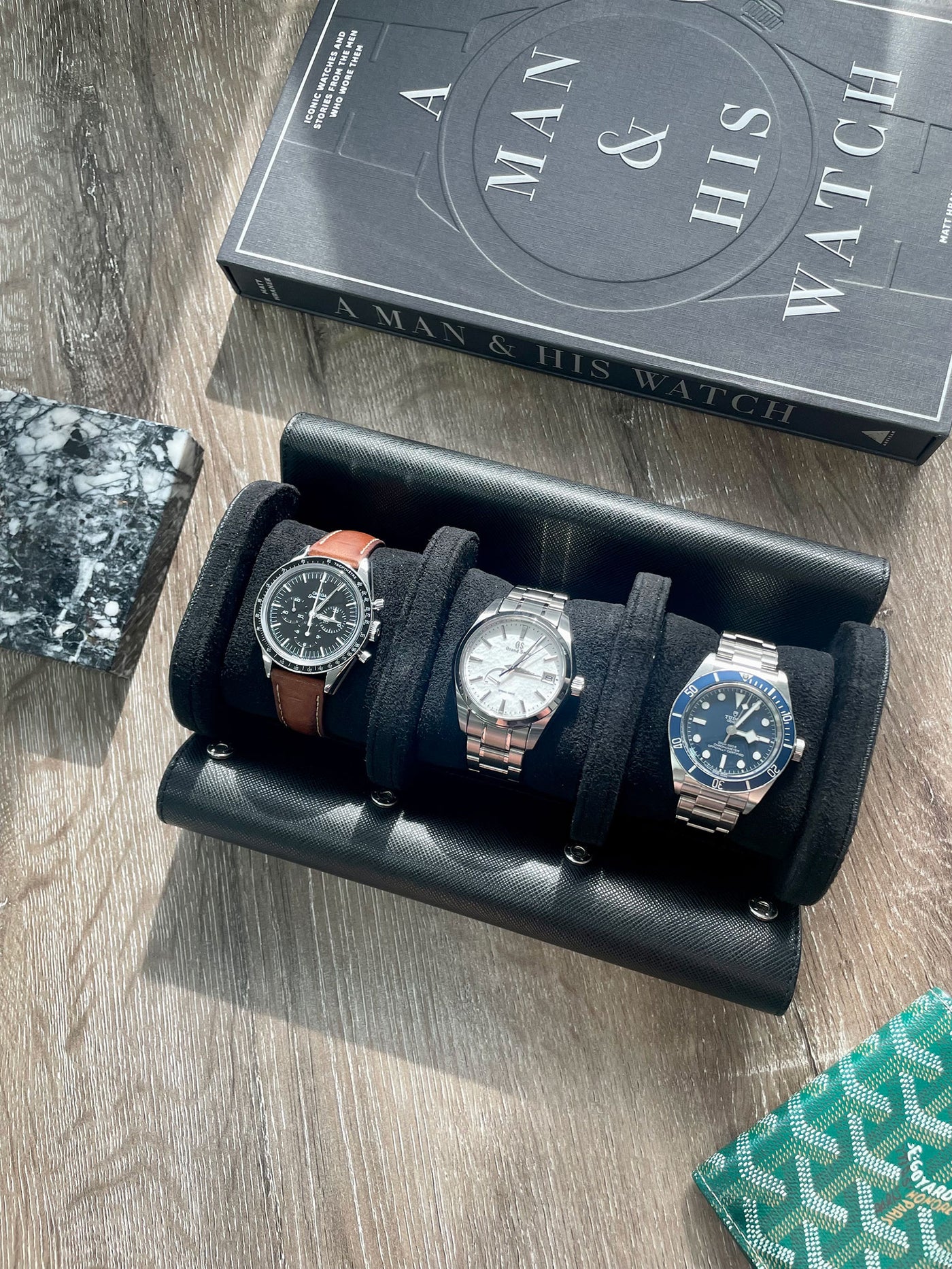 Luxury Watch Best Watch Roll ROTHWELL 10 Slot Leather Watch Box